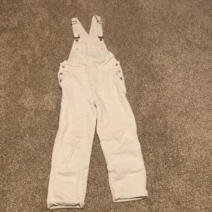 Old Navy White Women Jeans Overalls